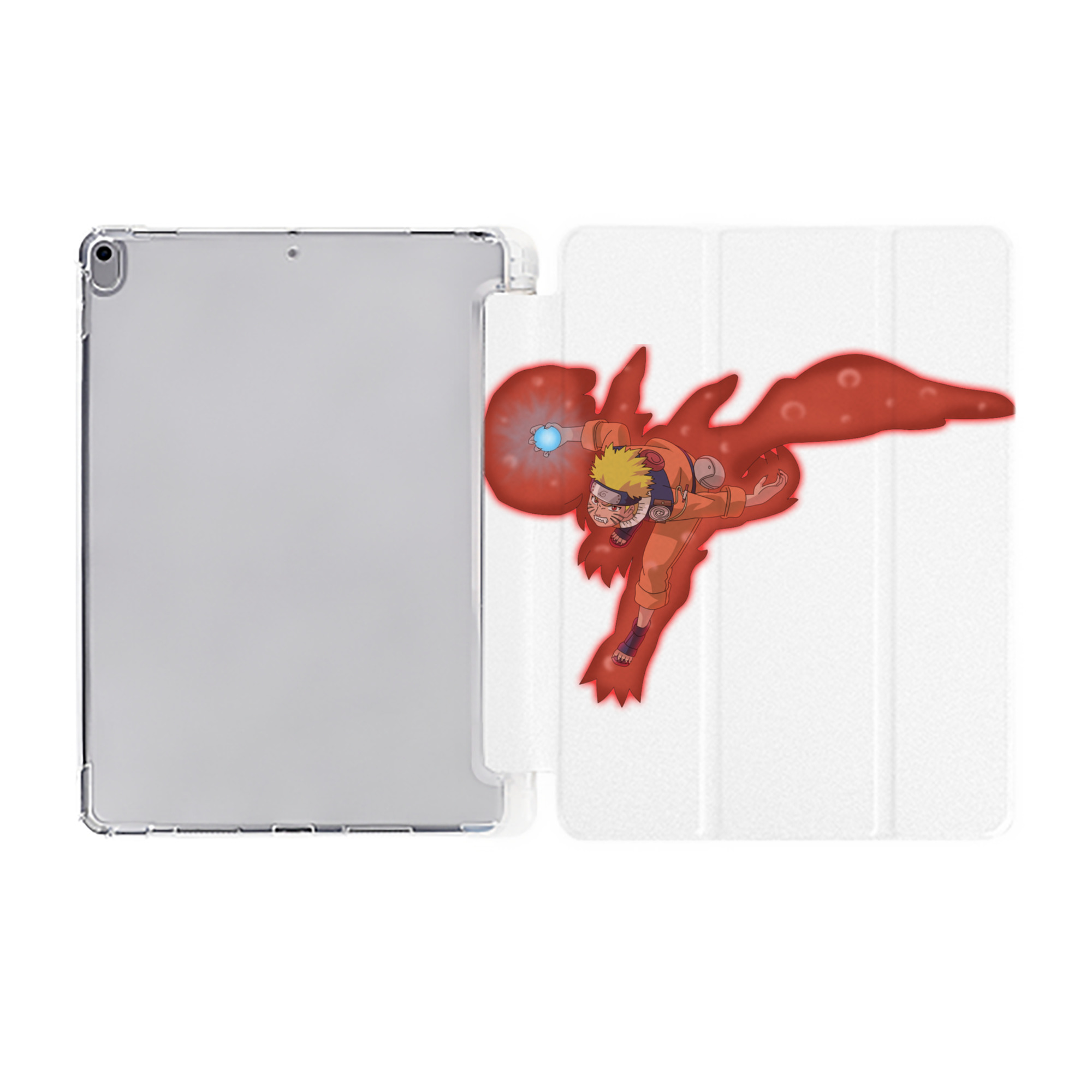 （画像用） NARUTO -ナルト- うずまき ナルト Uzumaki Naruto IPad ケース ペン収納付き 三つ折りスタンド PUレザー×シリコン 対応機種9.5/10.5/10.9インチ